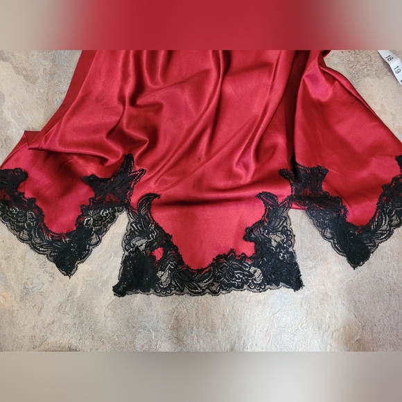 Satiny Lacy Lingerie with adjustable straps. - Picture 3 of 6